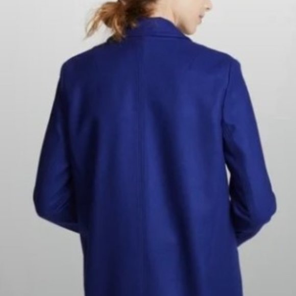 Rag & Bone blue Kaye Wool convertible coat size 6 NWT - Picture 3 of 11